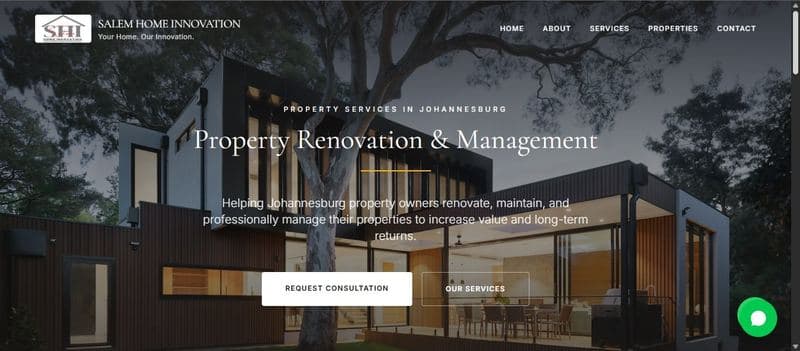 Salem Home Innovation website