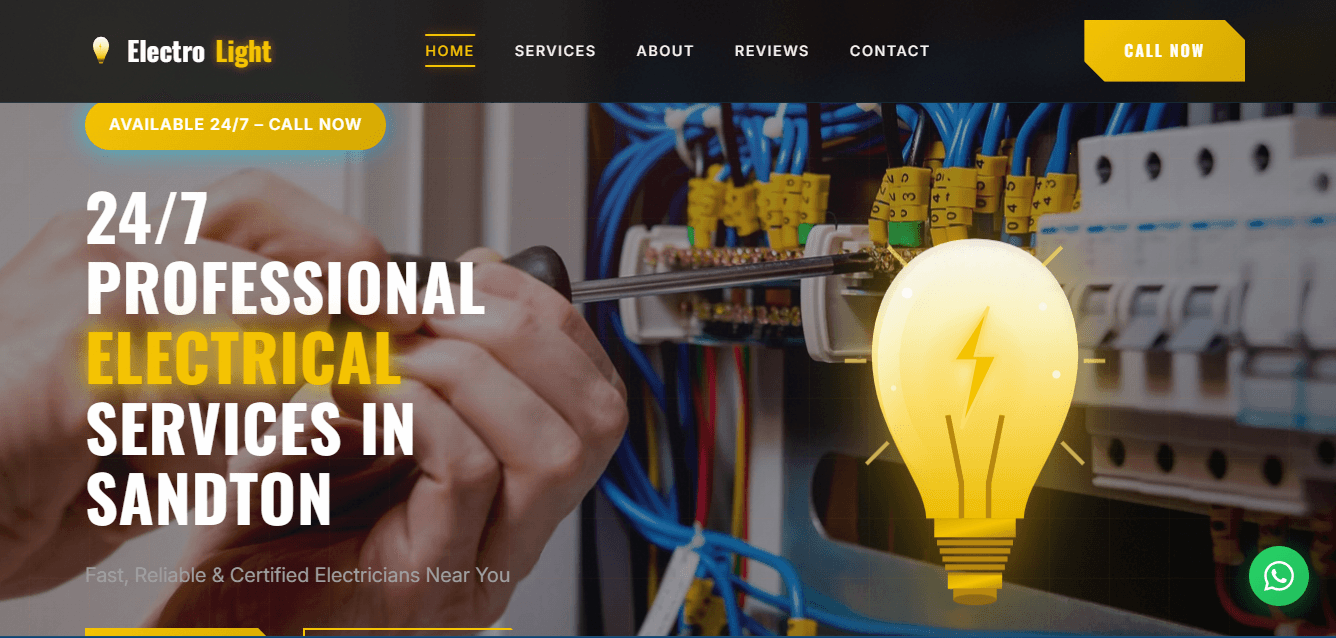 Electrolight website