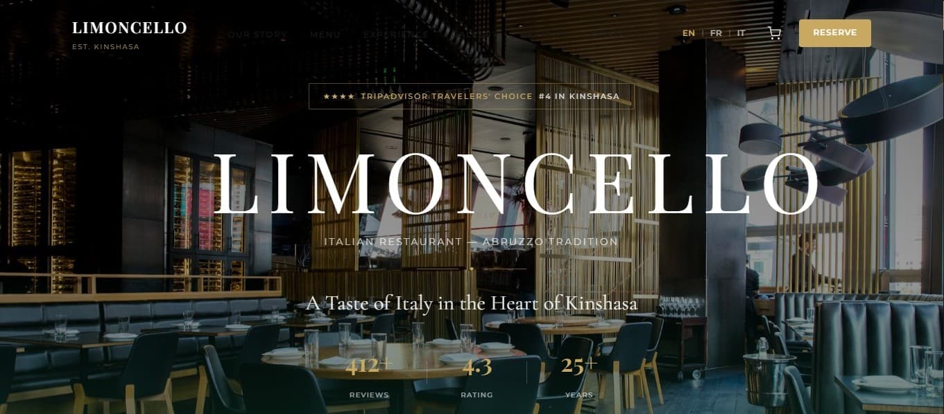 Limoncello website