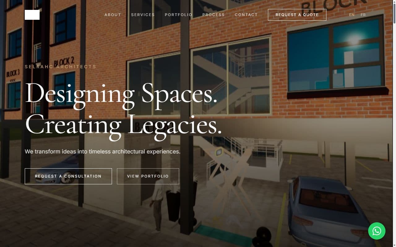 Selrahc Architects website